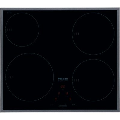 Miele KM6115 60cm Induction Hob with Stainless Steel Trim Miele KM6115 60cm Induction Hob with Stainless Steel Trim